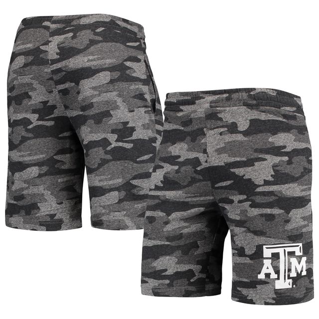 Concepts Sport Short de détente Terry Jam pour homme Gris anthracite/gris Texas A&M Aggies Camo Backup