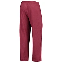 Concepts Sport pour homme Bordeaux/anthracite chiné Texas A&M Aggies Meter T-shirt à manches longues et pantalon Ensemble de nuit