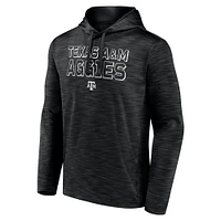 Sweat à capuche en polaire poly noir Texas A&M Aggies Fanatics pour homme