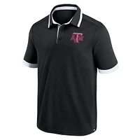 Polo noir Texas A&M Aggies Fanatics pour hommes