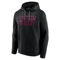 Men's Fanatics Black Texas A&M Aggies Favorite Longshot Pullover Hoodie