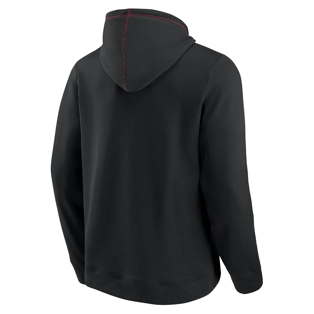 Men's Fanatics Black Texas A&M Aggies Toppler Fleece Pullover Hoodie