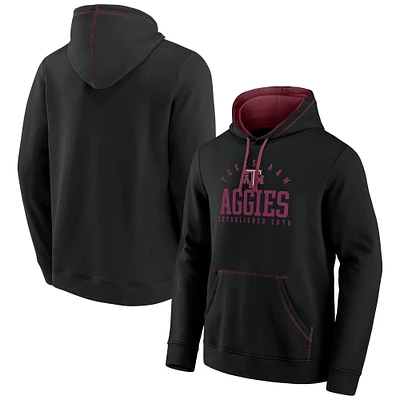Men's Fanatics Black Texas A&M Aggies Toppler Fleece Pullover Hoodie