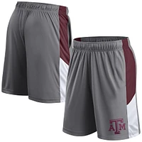 Short gris avec logo Fanatics Texas A&M Aggies pour hommes