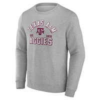 Men's Fanatics Gray Texas A&M Aggies Standard Division Fleece Pullover Sweatshirt