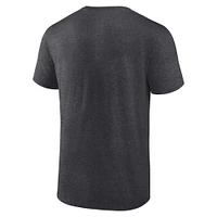 Men's Fanatics Heather Charcoal Texas A&M Aggies Iconic Battle Scars T-Shirt