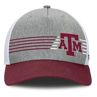 Men's Fanatics Heather Gray/Maroon Texas A&M Aggies Profile Trucker Adjustable Hat