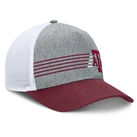 Men's Fanatics Heather Gray/Maroon Texas A&M Aggies Profile Trucker Adjustable Hat