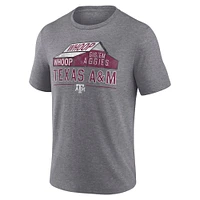 Men's Fanatics Heather Gray Texas A&M Aggies Favorite Play Tri-Blend T-Shirt