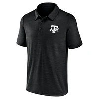 Polo à logo principal Fanatics Heather Grey Texas A&M Aggies pour hommes