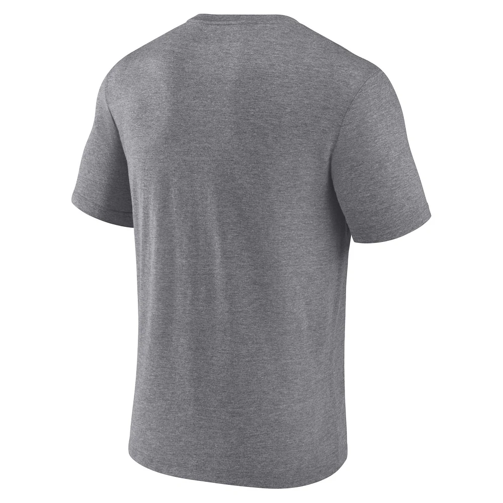 Men's Fanatics Heather Gray Texas A&M Aggies Tri-Blend T-Shirt