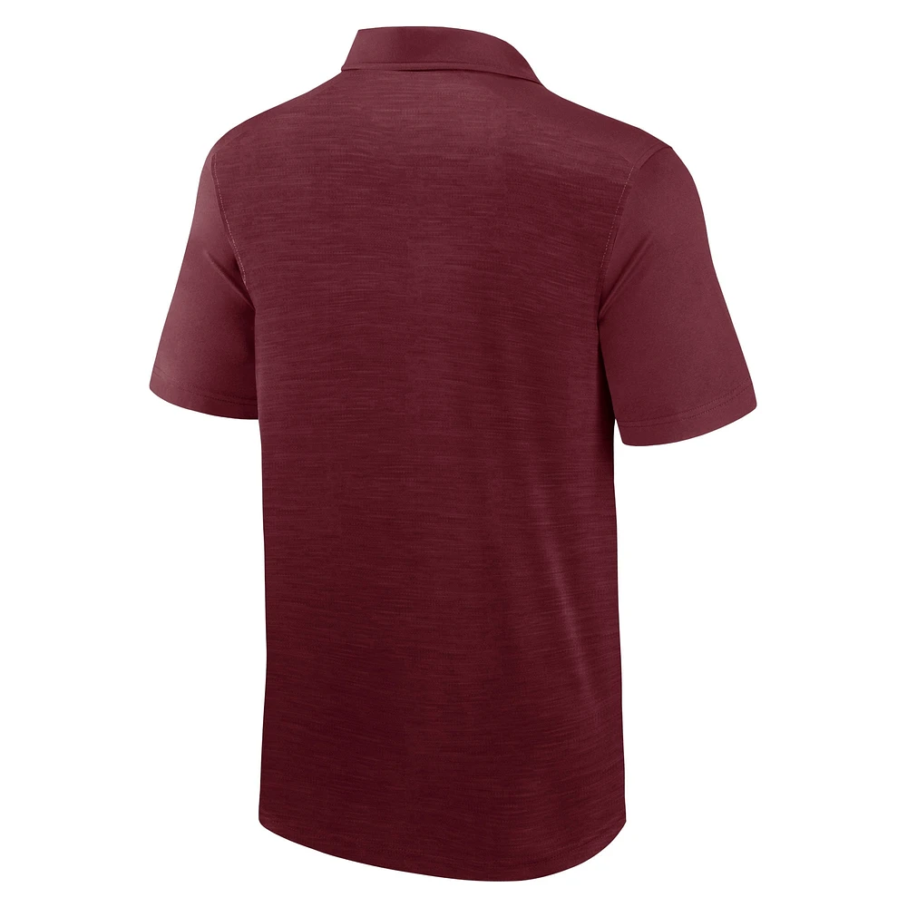 Men's Fanatics Heather Maroon Texas A&M Aggies Classic Homefield Polo