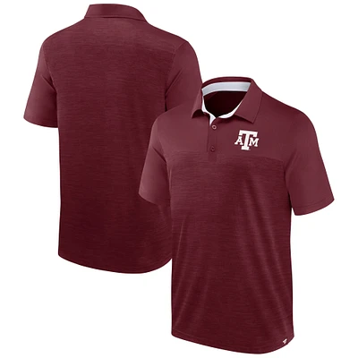 Polo classique Homefield Texas A&M Aggies Heather Maroon pour hommes