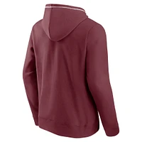 Men's Fanatics Maroon Texas A&M Aggies Blocked Fleece Full-Zip Hoodie