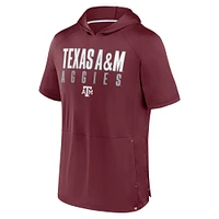 T-shirt à capuche Core Read pour homme Fanatics Maroon Texas A&M Aggies