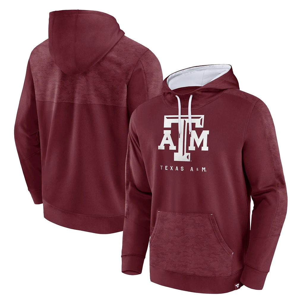 Men's Fanatics Maroon Texas A&M Aggies Defender Pullover Hoodie