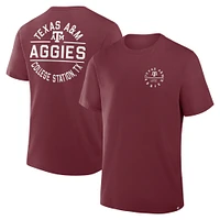 T-shirt Fanatics Fastbreak pour homme, couleur bordeaux, Texas A&M Aggies