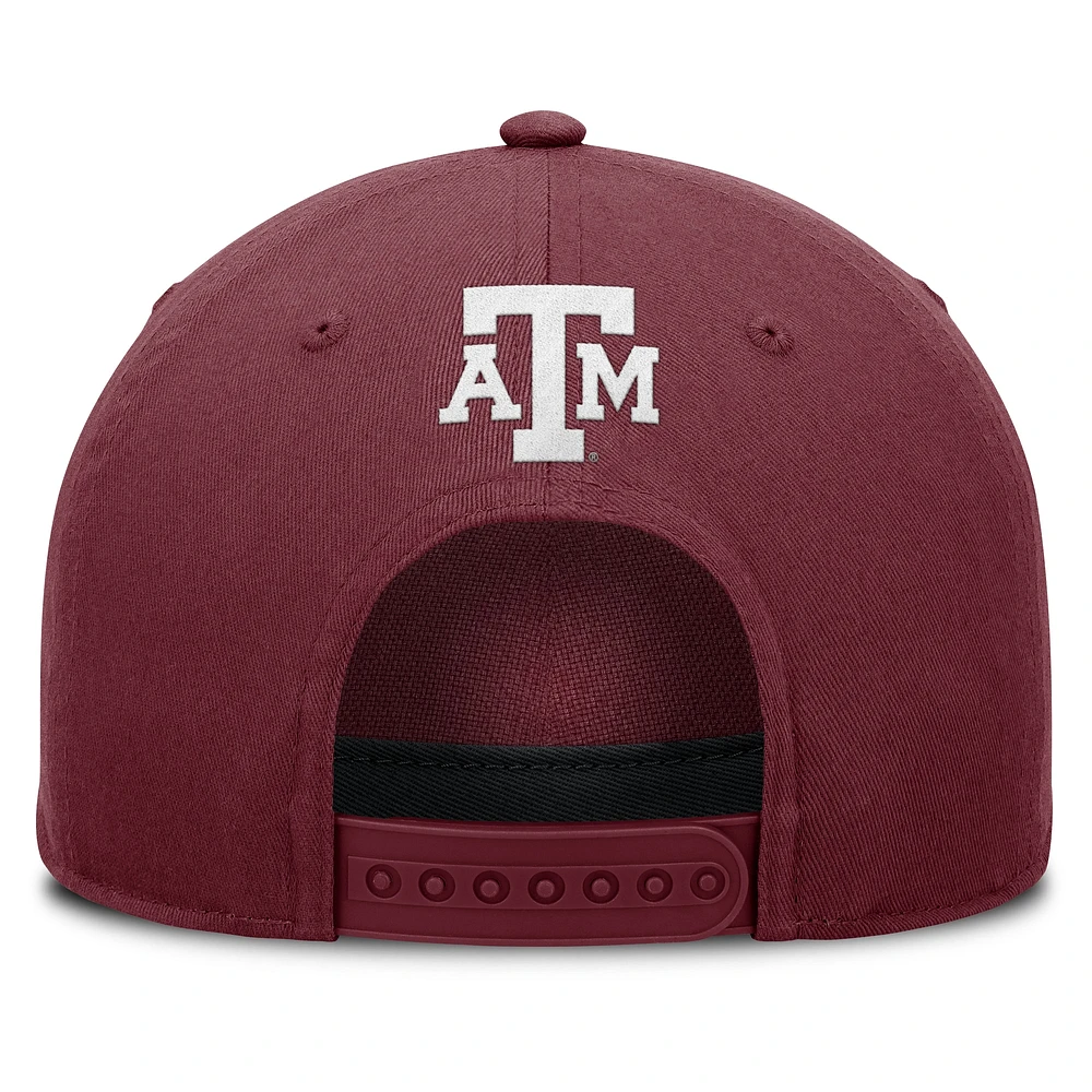 Men's Fanatics Maroon Texas A&M Aggies Foul Ball Rope Adjustable Hat