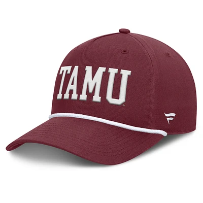 Men's Fanatics Maroon Texas A&M Aggies Foul Ball Rope Adjustable Hat
