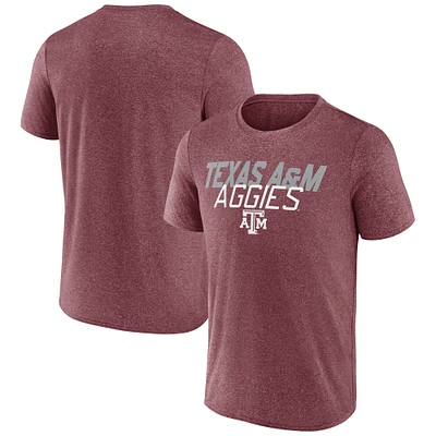 T-shirt à superposition de mouvements pour hommes Fanatics Maroon Texas A&M Aggies