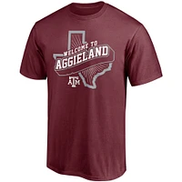 Men's Fanatics Maroon Texas A&M Aggies Hometown T-Shirt