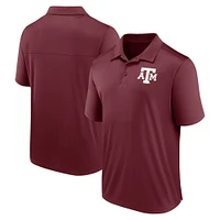 Men's Fanatics Maroon Texas A&M Aggies Left Side Block Polo