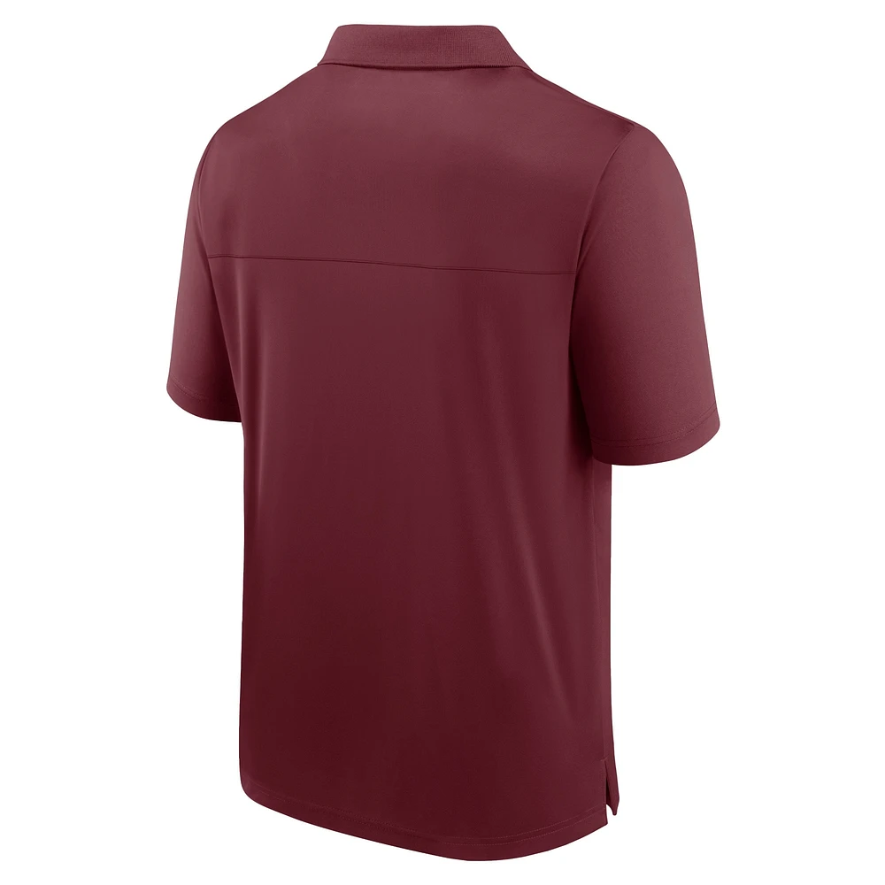 Men's Fanatics Maroon Texas A&M Aggies Left Side Block Polo