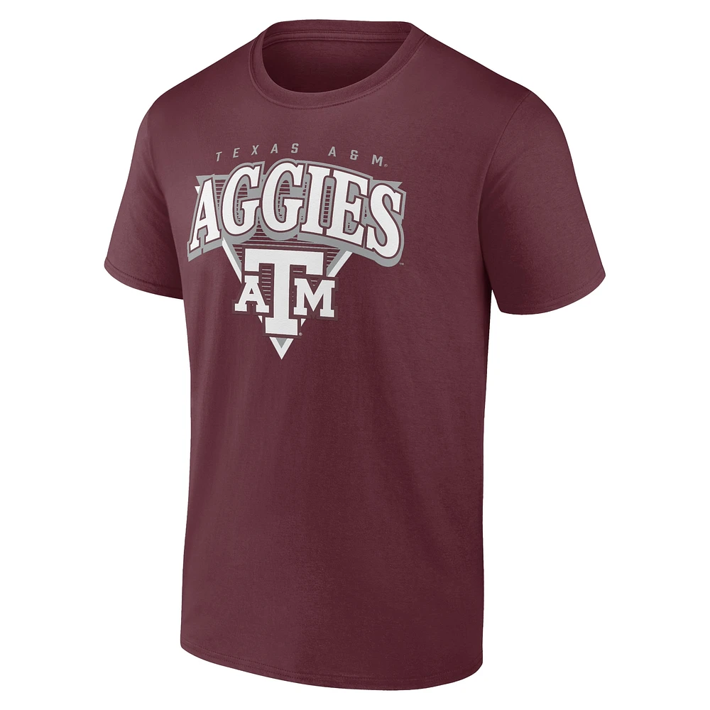 Men's Fanatics Maroon Texas A&M Aggies Modern Tri T-Shirt