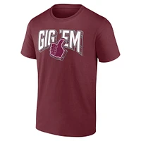 Men's Fanatics Maroon Texas A&M Aggies Power Drive T-Shirt