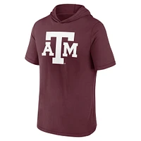 Men's Fanatics  Maroon Texas A&M Aggies Primary Logo Hoodie T-Shirt