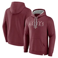 Men's Fanatics  Maroon Texas A&M Aggies Second Wind Distressed Pullover Hoodie