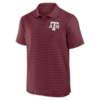 Men's Fanatics Maroon Texas A&M Aggies Victory Calls Stripe Polo