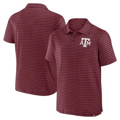 Men's Fanatics Maroon Texas A&M Aggies Victory Calls Stripe Polo