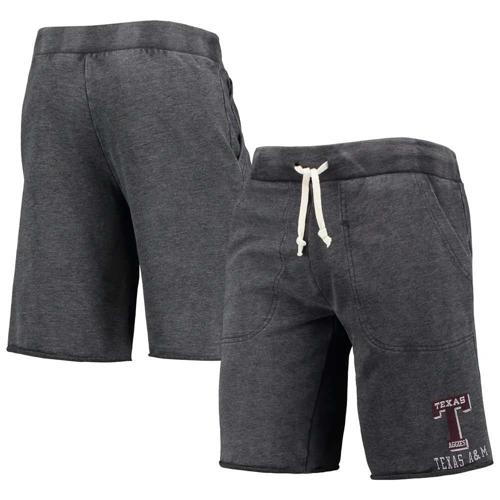 Short de survêtement Texas A&M Aggies Victory noir chiné pour homme