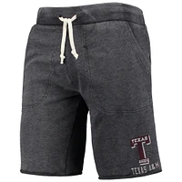 Men's Heathered Black Alternative Apparel Texas A&M Aggies Victory Lounge Shorts