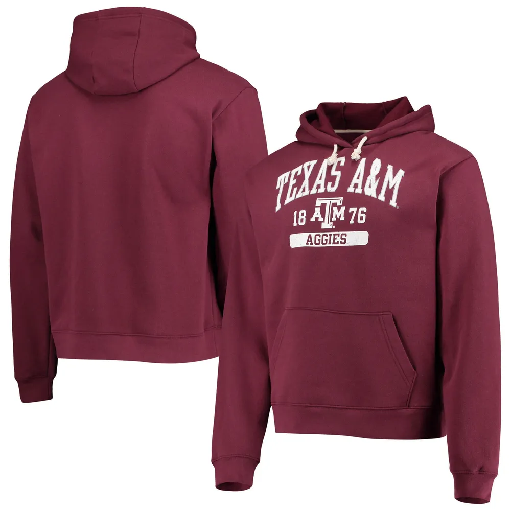 Lids Texas A&M Aggies League Collegiate Wear Volume Up Essential Fleece  Pullover Hoodie - Maroon
