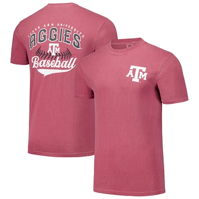 T-shirt marron Texas A&M Aggies Baseball Comfort Colors pour hommes