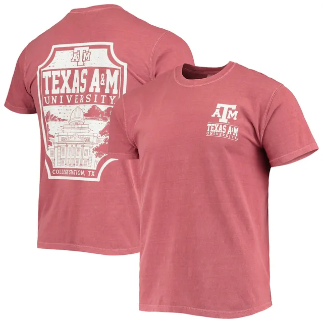 Men's Gray Texas A&M Aggies Comfort Colors Campus Scenery T-Shirt