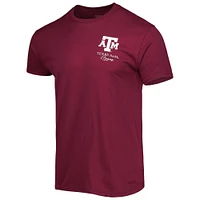T-shirt de l'équipe hyperlocale Texas A&M Aggies marron pour homme