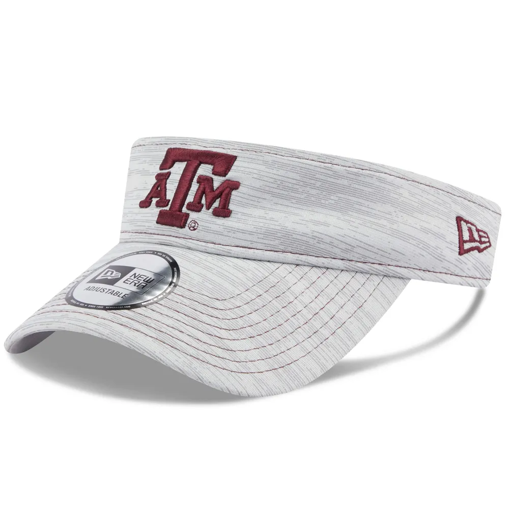 Texas A&M Aggies New Era Logo Adjustable Visor - Gray