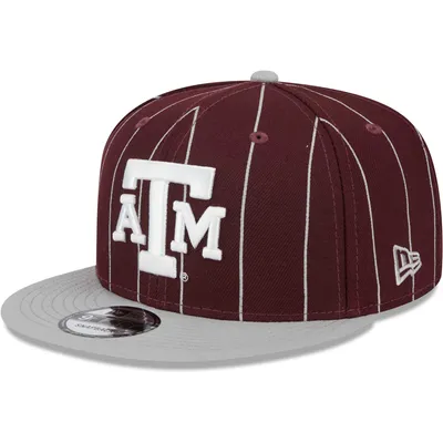 Texas A&M Aggies New Era Vintage 9FIFTY Snapback Hat - Maroon/Gray