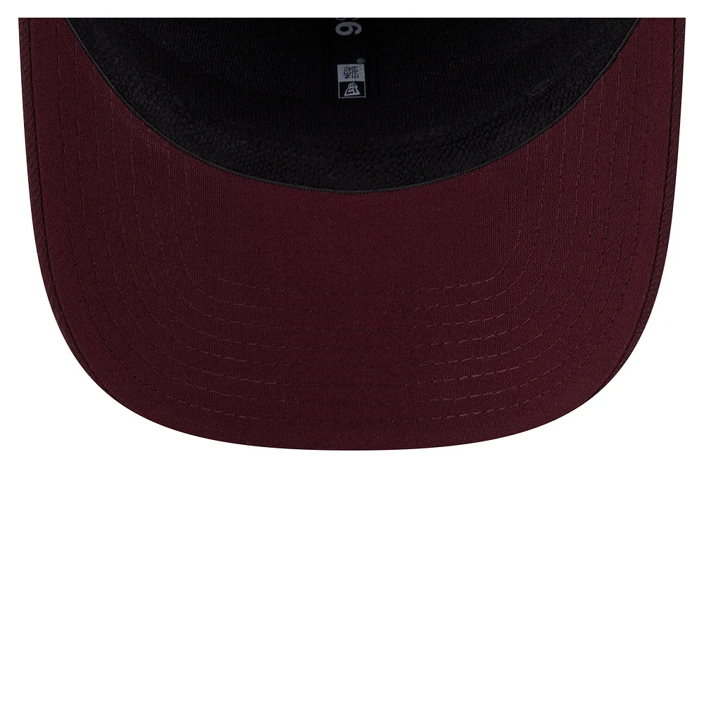 Casquette extensible à boutons-pression New Era 9SEVENTY pour homme, couleur bordeaux, Texas A&M Aggies Gameday