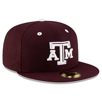 Men's New Era Maroon Texas A&M Aggies On-Field 59FIFTY Fitted Hat