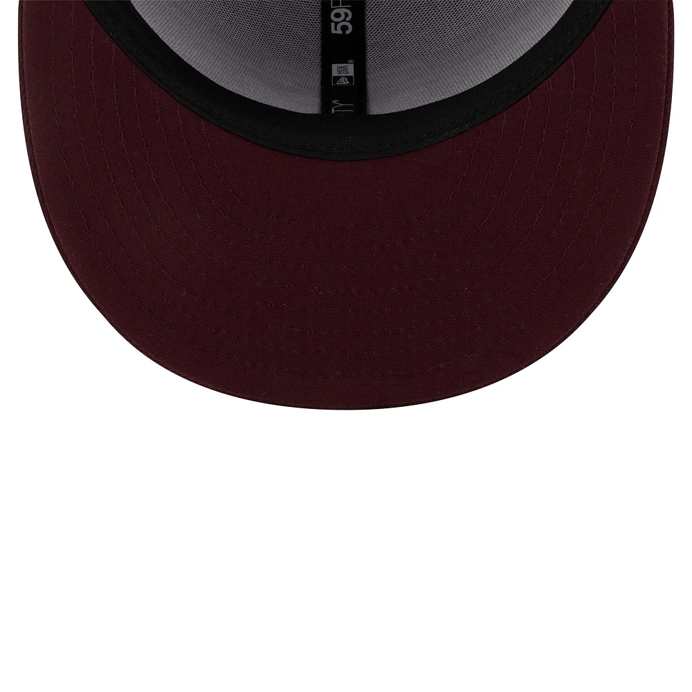 Men's New Era Maroon Texas A&M Aggies On-Field 59FIFTY Fitted Hat