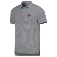 Polo en jersey rayé Performance Peter Millar Texas A&M Aggies Jubilee pour homme