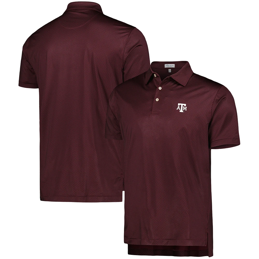 Men's Peter Millar Maroon Texas A&M Aggies Dolly Performance Jersey Polo