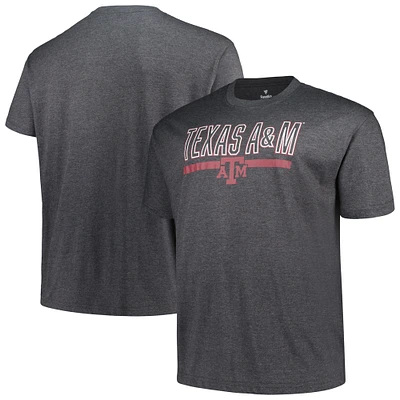 Men's Profile Heather Charcoal Texas A&M Aggies Big & Tall Team T-Shirt