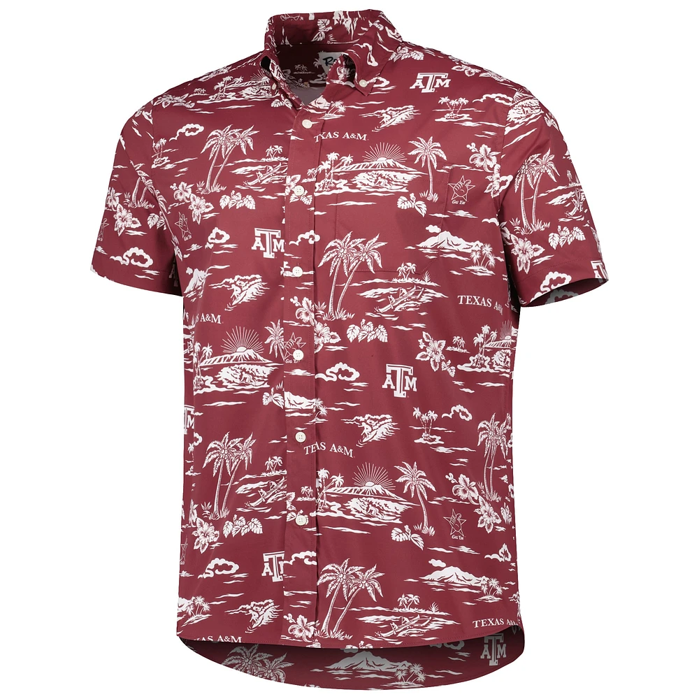Men's Reyn Spooner Maroon Texas A&M Aggies Classic Button-Down Shirt