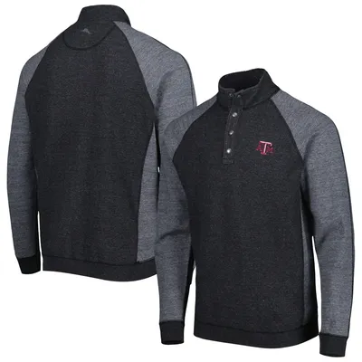 Lids Texas A&M Aggies Tommy Bahama Sport Tobago Bay Tri-Blend Mock Neck  Half-Zip Jacket - Black