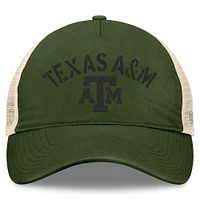 Top of the World Hunter Green Texas A&M Aggies OHT Casquette réglable pour camionneur Glory Appréciation militaire pour hommes